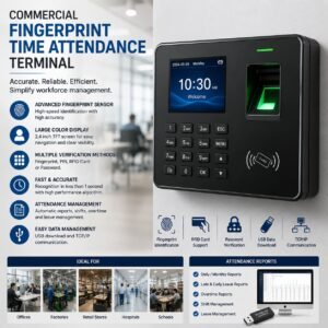 Commercial Fingerprint Time Attendance Terminal
