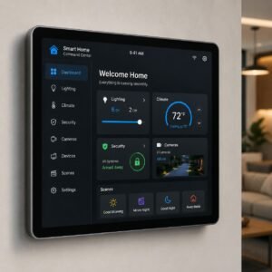 Smart Home Command Center Touch Panel